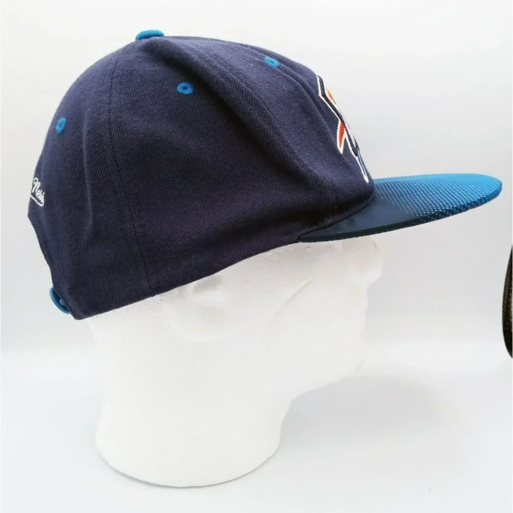 Hat OKC Thunder Snapback Cap Mitchell & Ness Basketball Flat Brim 2014 - Picture 7 of 16